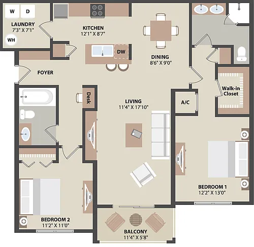 Floor plan The Falls