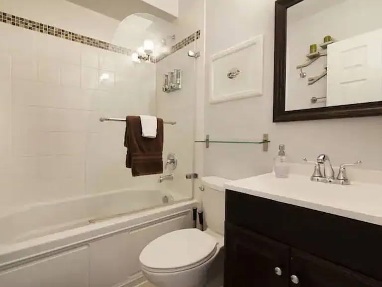 Bathroom off the first bedroom