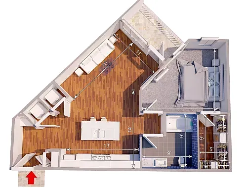 Floor plan Grant