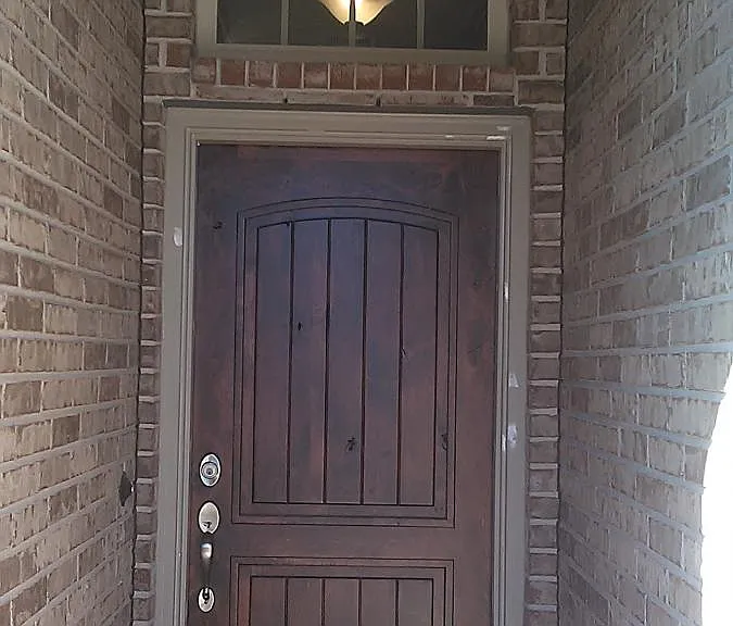 Front entrance door