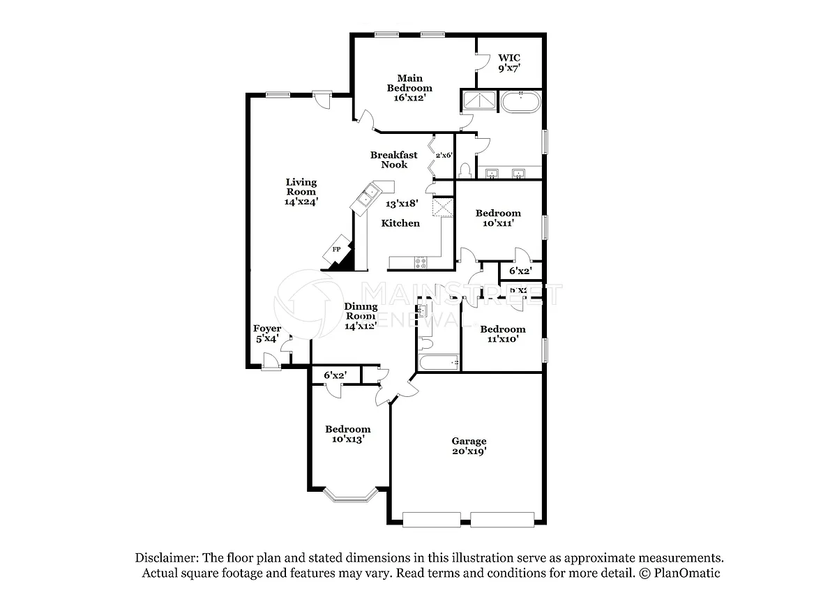 Floor Plan - 150 Saddlebrook Dr