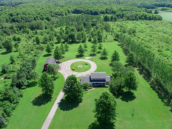 Aerial view of property
