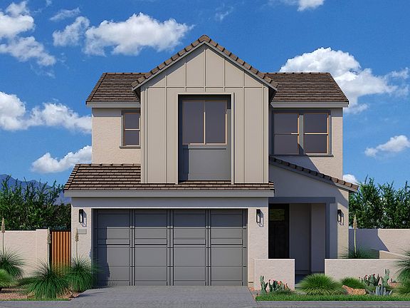 Farmhouse Elevation Rendering