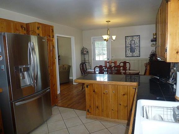 Kitchen open to Breakfast area