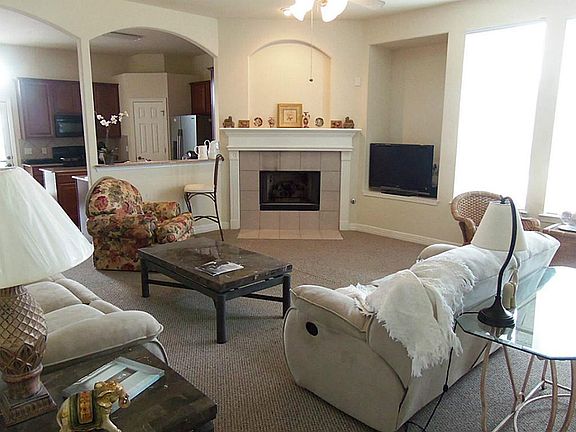 Living Room Open to Kitchen/Dining Area