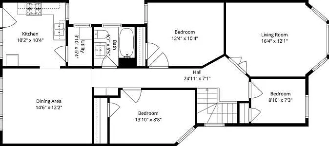 3 bed, 1200 sqft, $2,200 — Photo 3