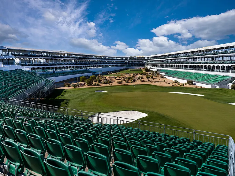 Feel the thrill at the legendary 16th Hole at TPC Scottsdale.