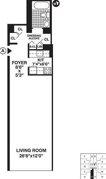 1st image of 395 S End Ave APT 5A