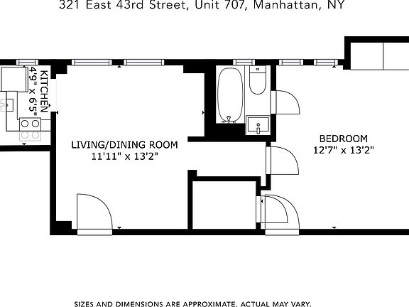 2nd image of 321 E 43rd St APT 707