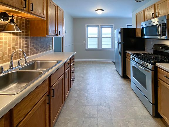 Kitchen with stainless appliances