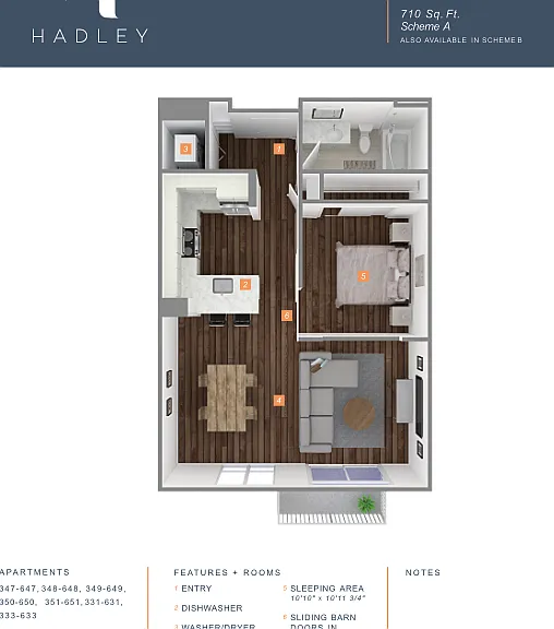 B Floorplan Diagram
