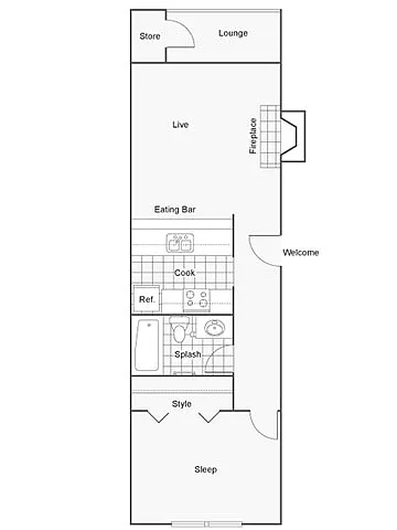 Floor plan Vela