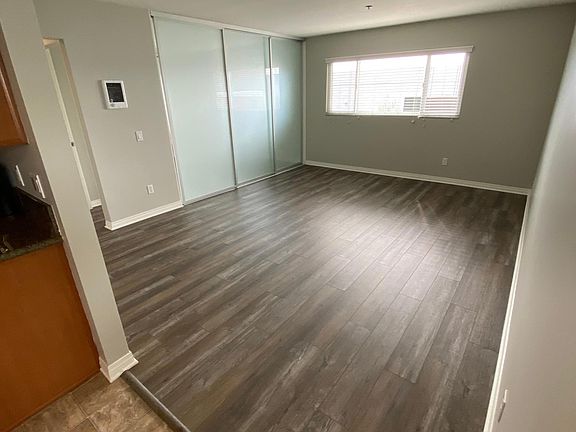 Living Area With Frosted Glass Sliding Doors Closed.