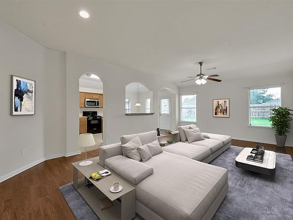 VIRTUALLY STAGED Living room