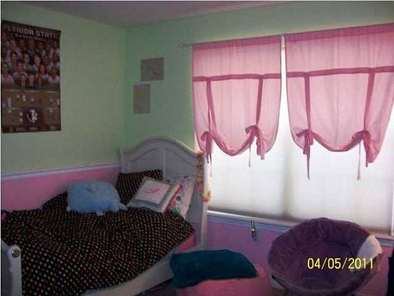 back bedroom with lake vi