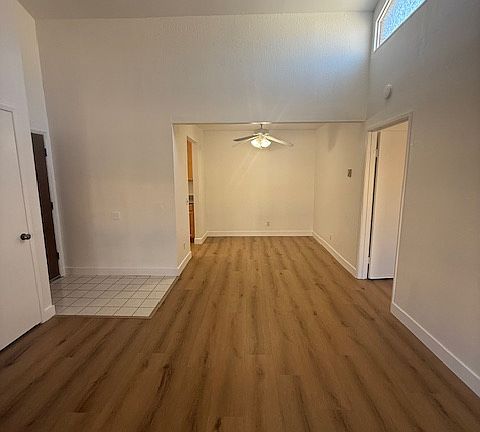 Dining room has new flooring