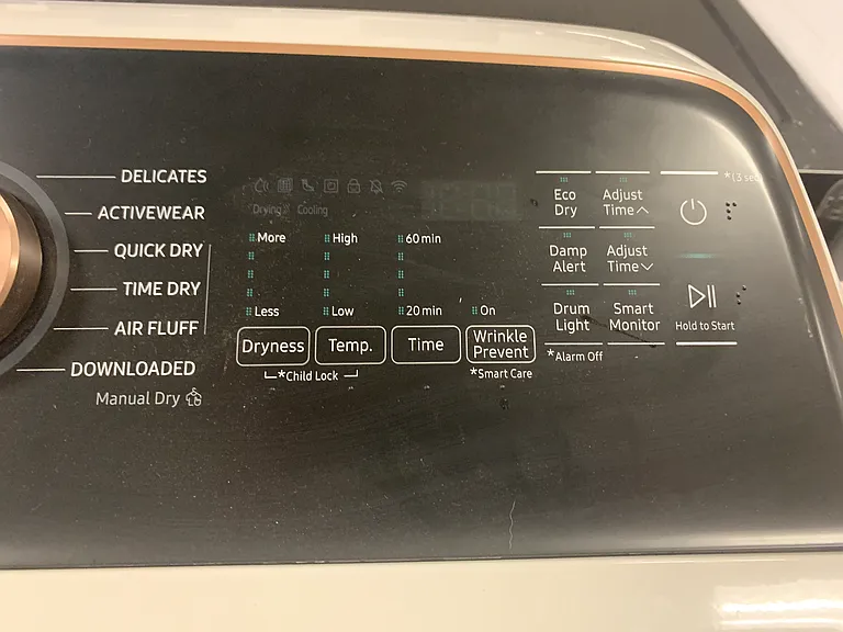 Shared Laundry
Samsung washer/dryer with supplies
Community shared refrigerator/freezer, missing a condiment check to see before you buy