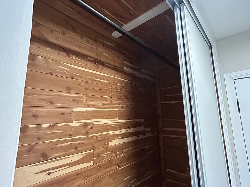 Double cedar lined closets