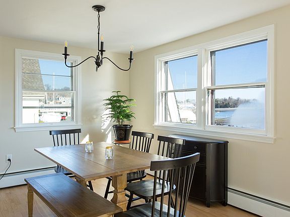 Dining area with view of Little Harbor.