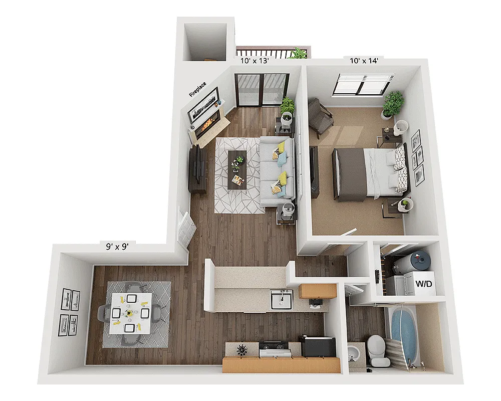 Floor plan Plan A1B