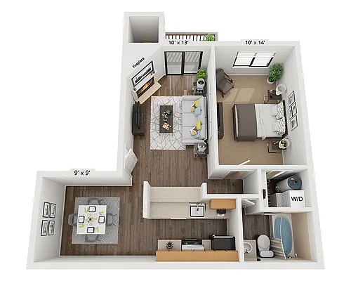 Floor plan Plan A1B