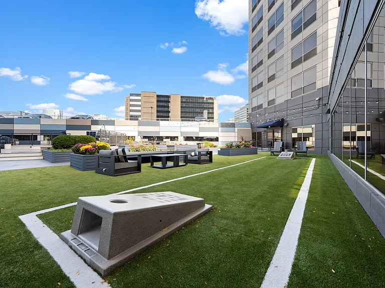 Cornhole at Presidential Towers in Chicago, IL