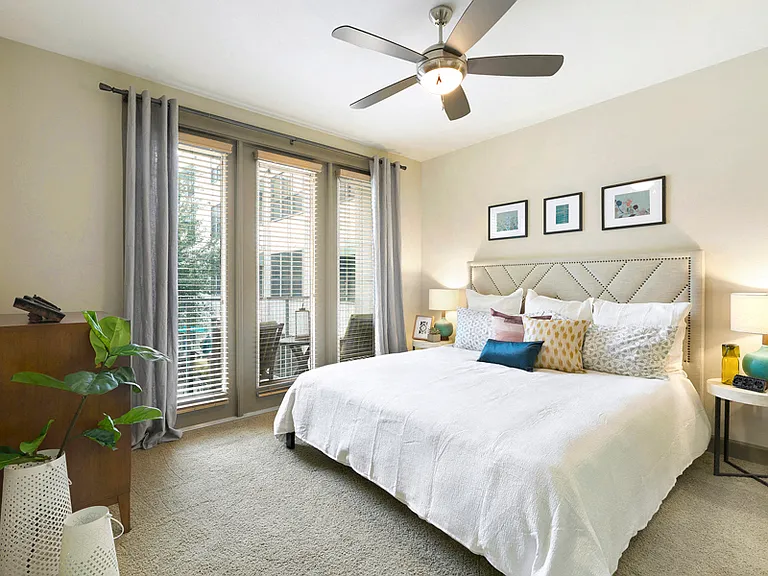 Pressler A3 Model - Bedroom with King Bed and Side Tables