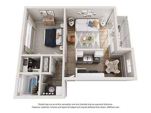 Floor plan Residence 1 Luxury