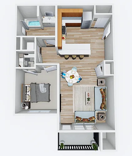 Floor plan 1X1