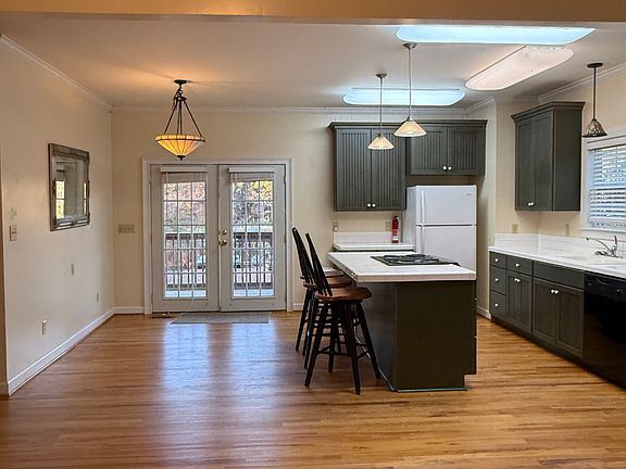 Dining and kitchen areas