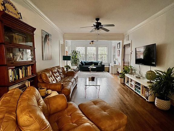 Opening living area with so much natural light