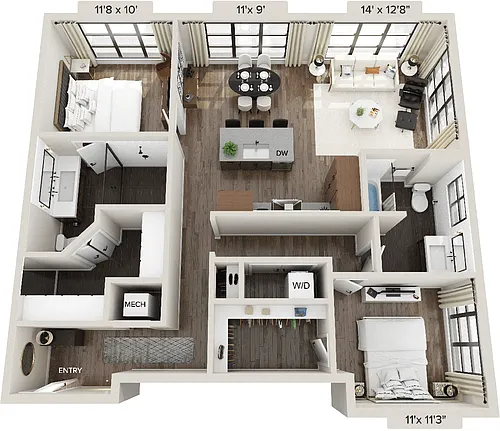 Floor plan B2