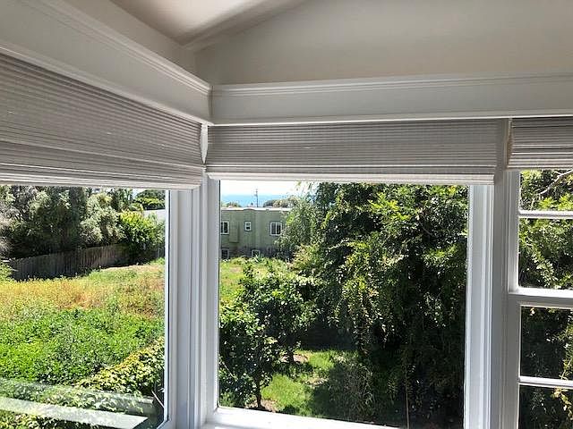 Corner view of dining room.