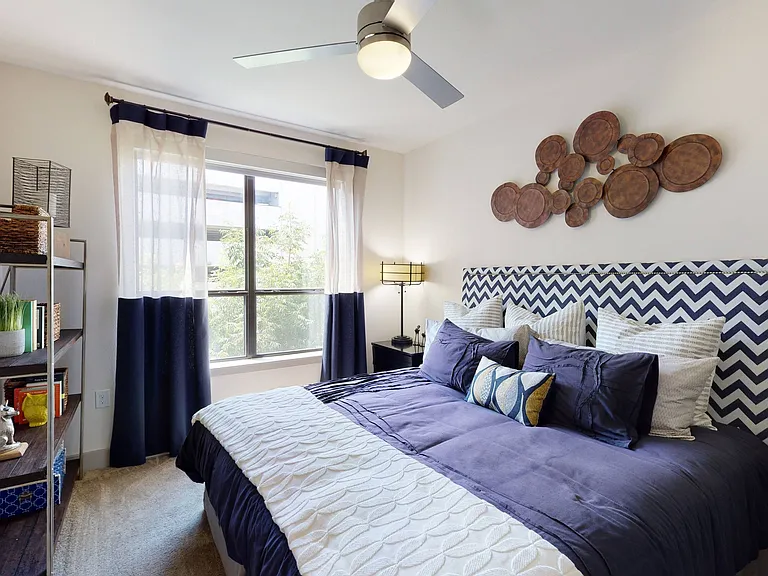 Bedroom with Large Window
