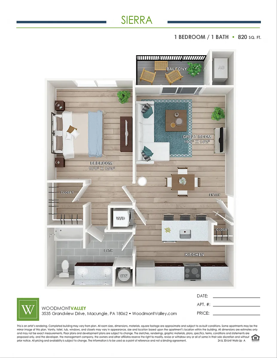Floor plan Sierra