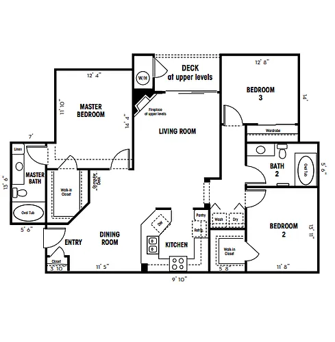 Floor plan 3A