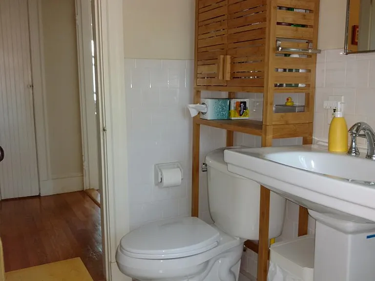 The bathroom