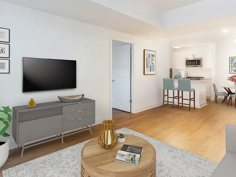 Living Room with Hard Surface Flooring