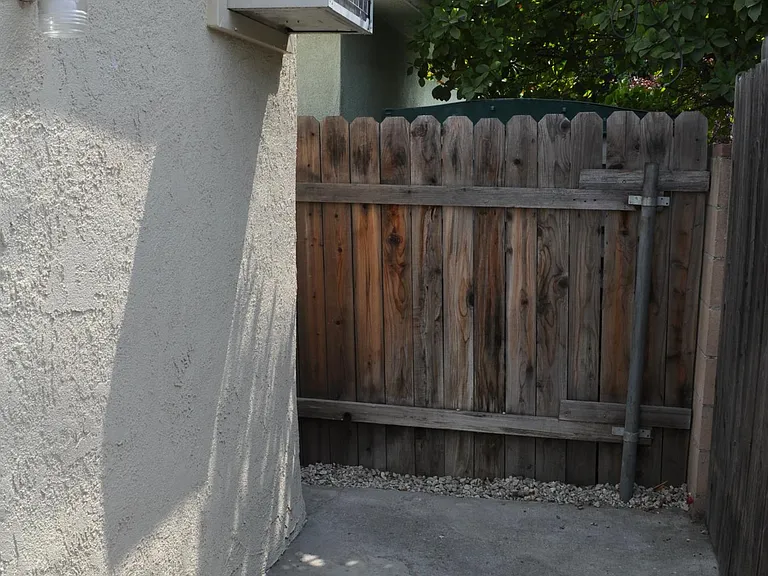 Small back patio