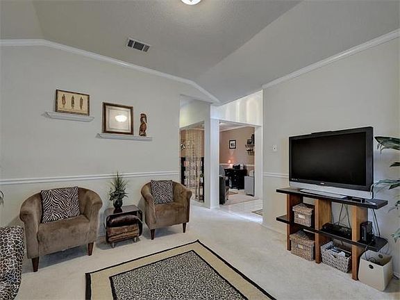 Another view of the front living room. You can see the dining area in the background - which is now 