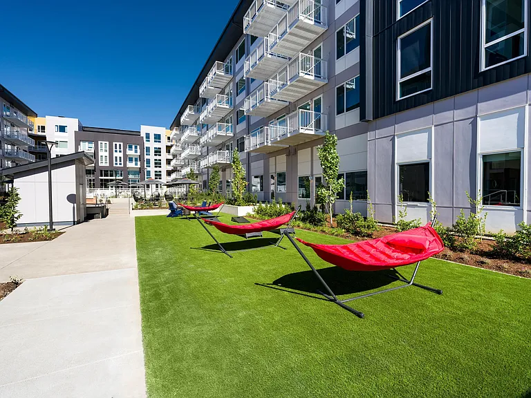 Soak up the sun and unwind in style_our outdoor hammocks are calling.