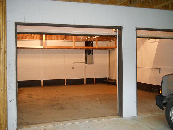 looking into garage