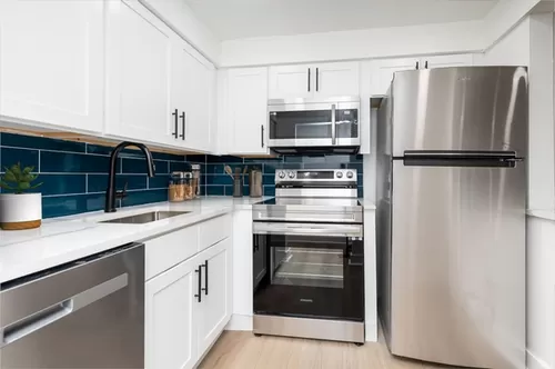 Kitchen-Renovated - Creekview Terrace Apartments