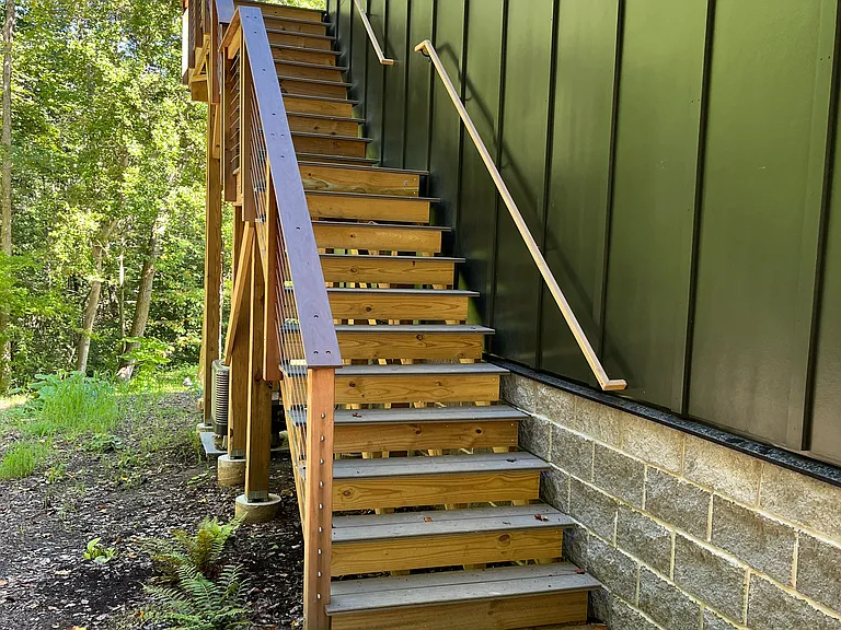 UPPER LEVEL ENTRANCE STAIRS