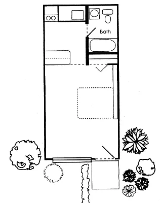 Floor plan Studio