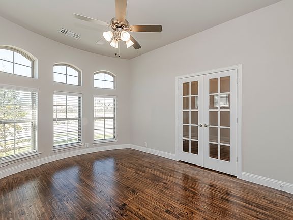 Office room with plenty of natural light.