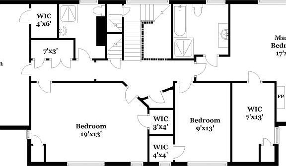 Wide, expansive and private backyard