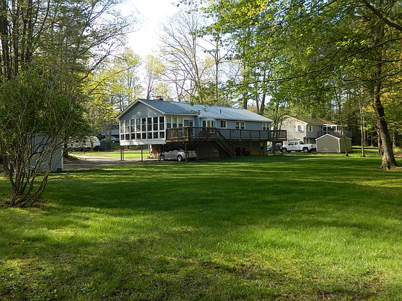 Large private back yard