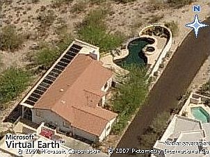 tile roof, black pearl pebbletec pool and spa, pool solar panels