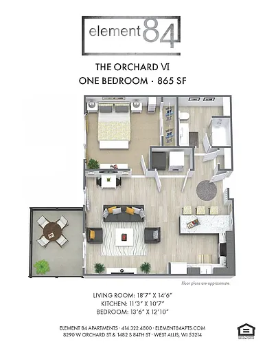 Floor plan Orchard 6